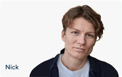 Nick Mulder, Co-founder and CEO Portrait picture of Nick Mulder, Co-founder and CEO of Pensionfriend